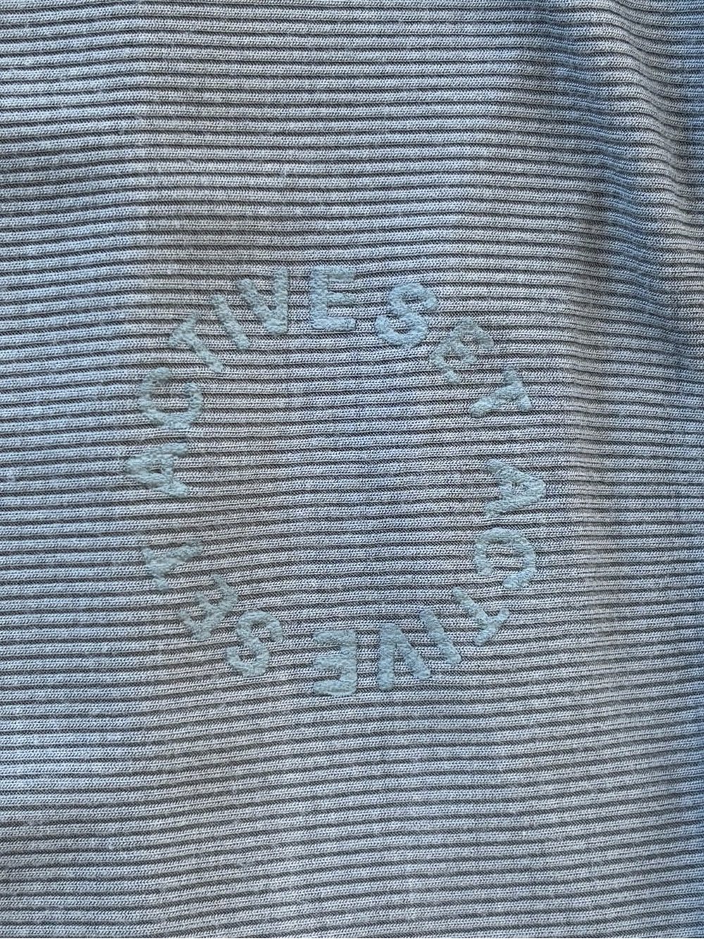 SET Active Ribbed Short Sleeve Tee in Grey